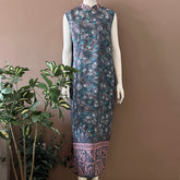 Classic Cheongsam Maxi Dress - XL