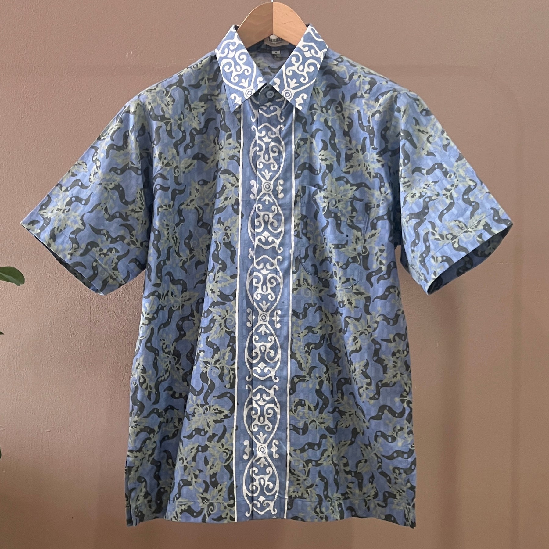 Men's Cotton Tenun Shirt - M