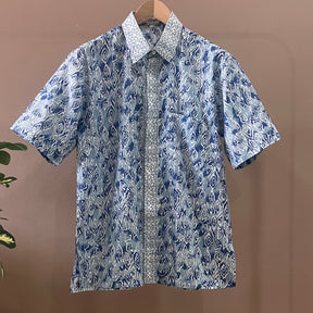 Men's Cotton Tenun Shirt - L