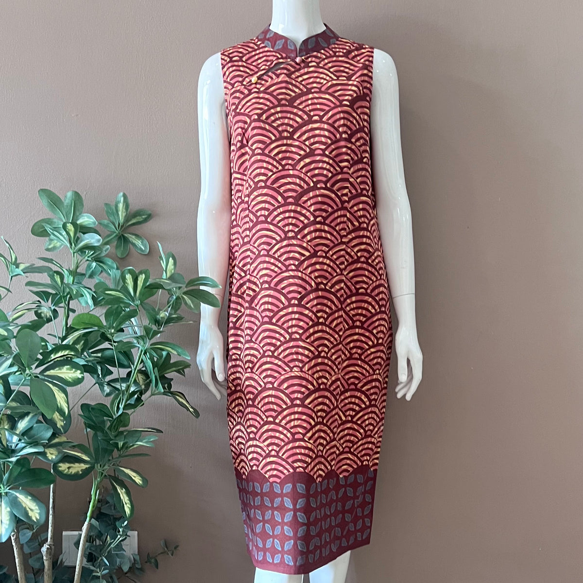 Lunar Phoenix Midi Dress - L