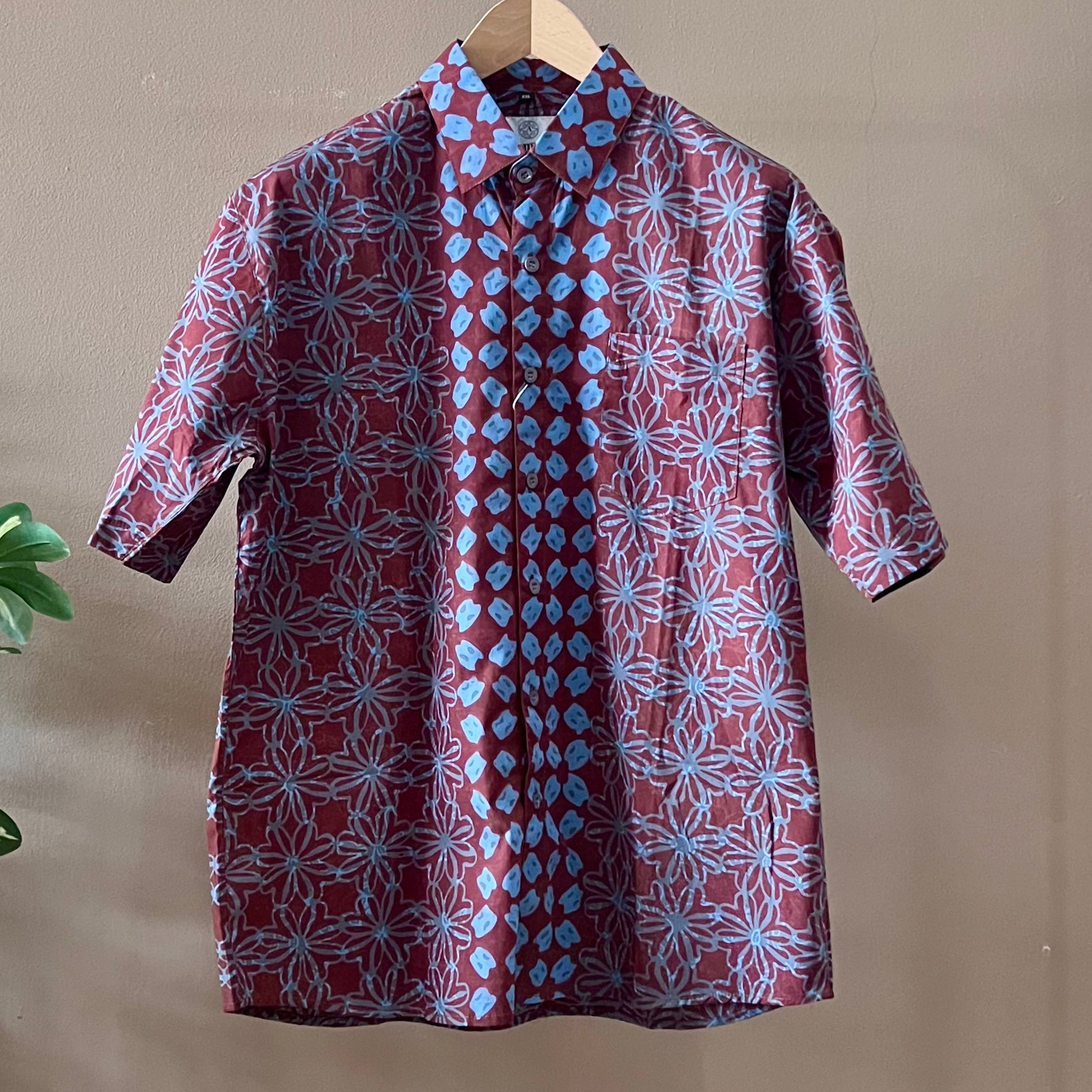 Batik Men's Short Sleeve Shirt - XXL