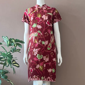 Batik Tulis Cheongsam Relax Dress - S