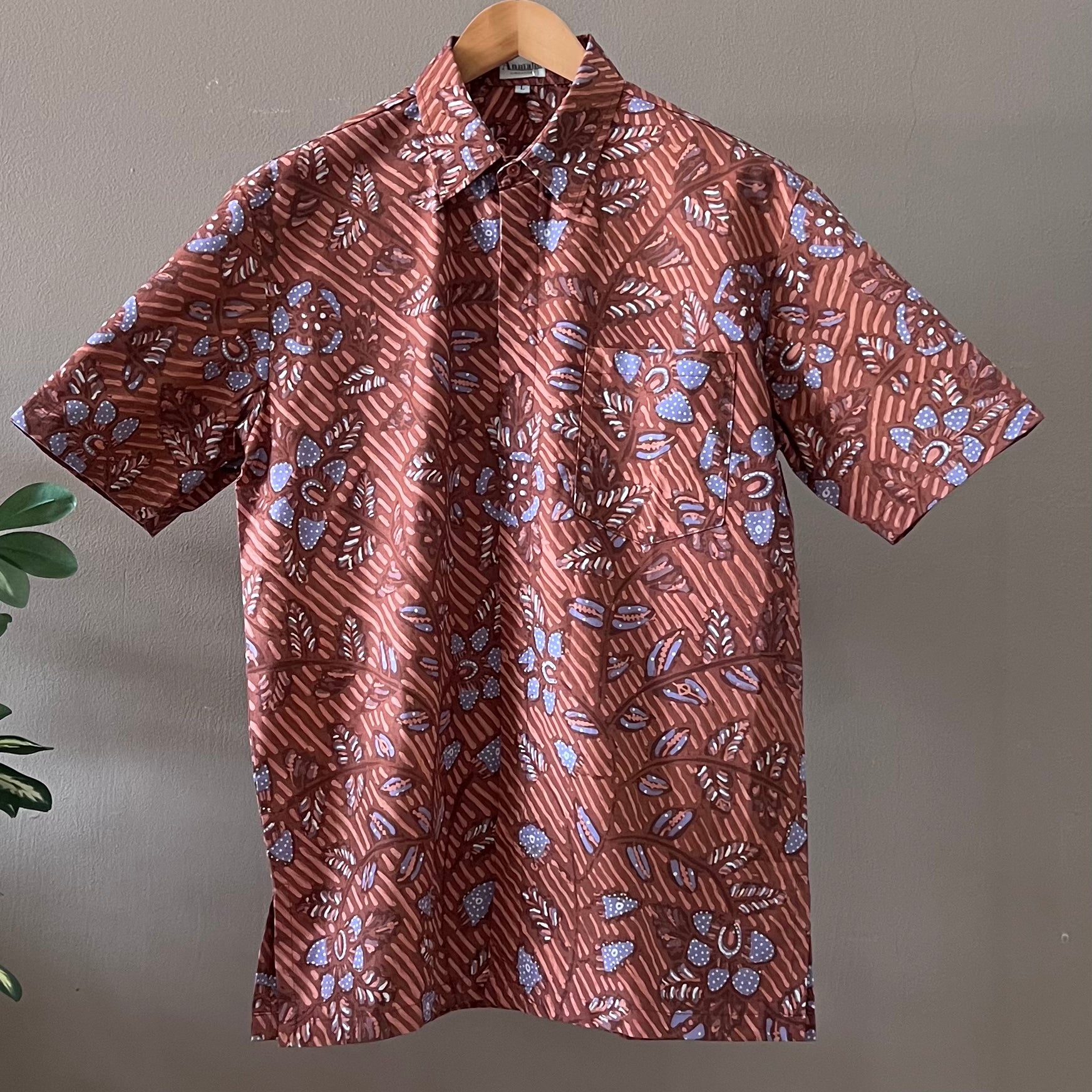 Premium Batik Tulis Select Men's Shirt - L