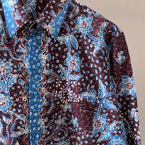 Premium Batik Tulis Select Men's Long Sleeve Shirt - XL