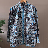 Premium Batik Tulis Select Men's Long Sleeve Shirt - XXL