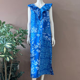 Summer Beach Maxi Batik Dress -M