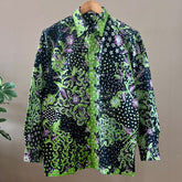 Premium Batik Tulis Select Men's Long Sleeve Shirt - L