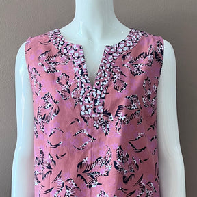 City Classic Sleeveless Batik Dress - XL