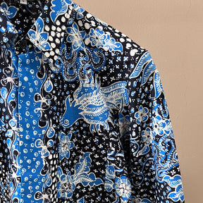 Batik Tulis Men's Select Long Sleeve Shirt - S