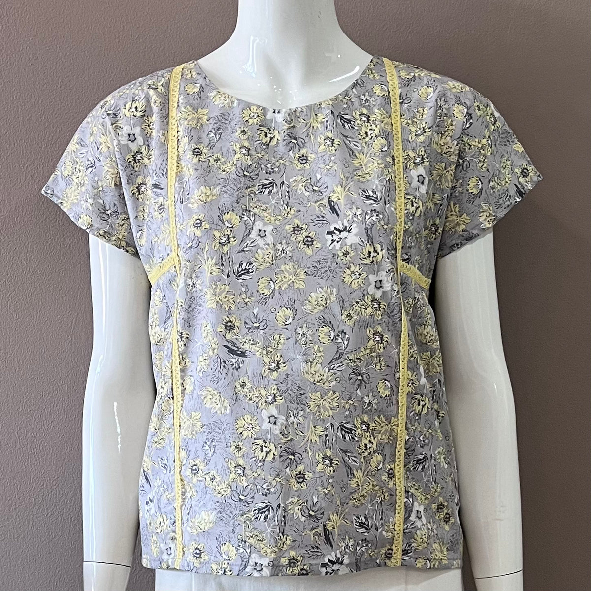 Japanese Lace Trim Blouse