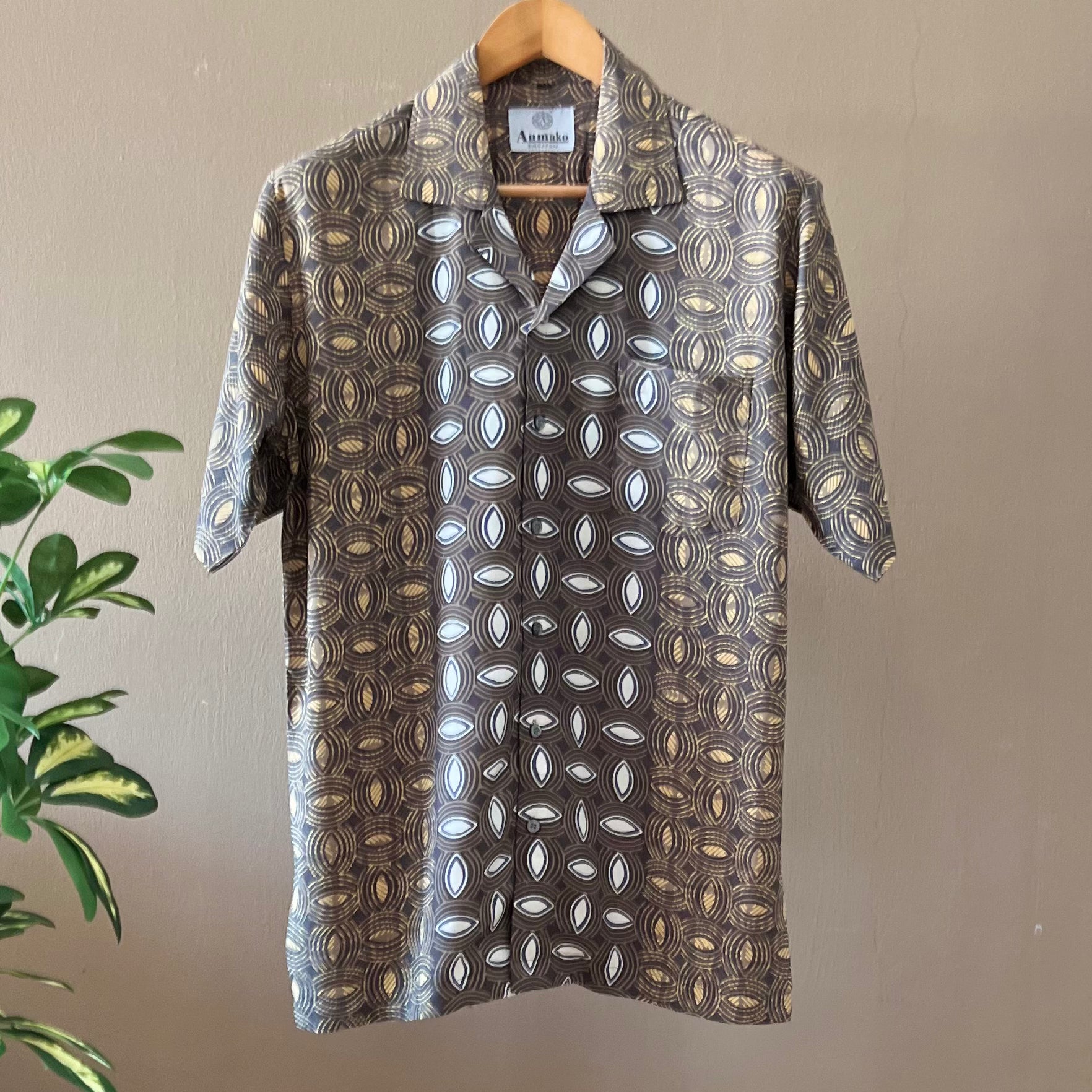 Batik Men's Camp Shirt - XXL